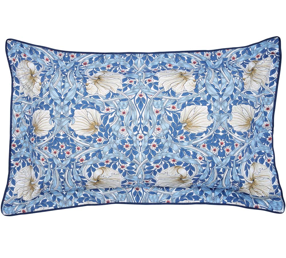 Pimpernel Woad Blue Oxford Pillowcase